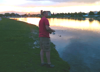 community fishing pond